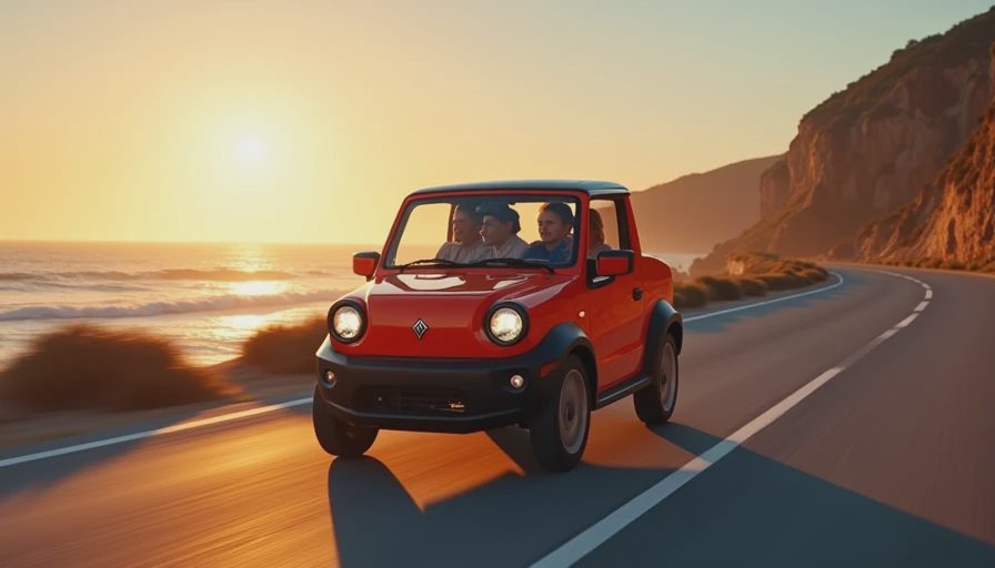 Visual context for moke electric car