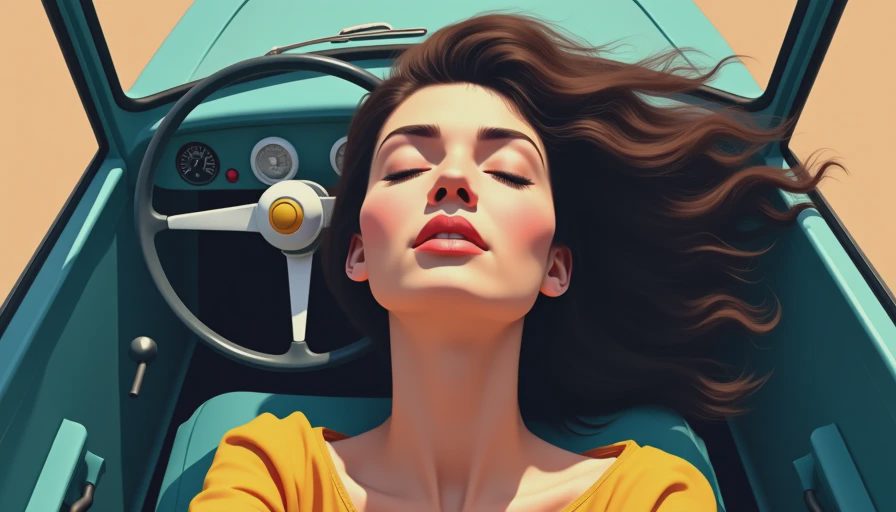 Illustration for mini moke car
