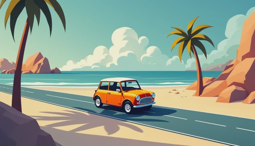 Visual context for mini moke car